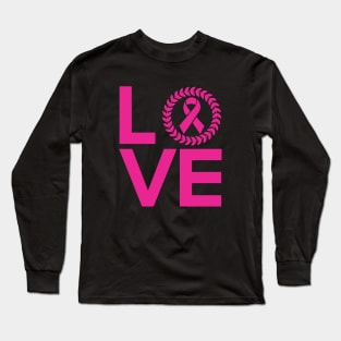 Pink Ribbon Love Long Sleeve T-Shirt